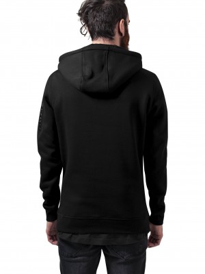 Мъжки черен суичър бомбър Urban Classics