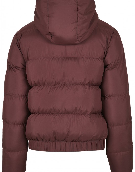 Дамско яке в червено от Urban Classics Ladies Hooded Puffer, Urban Classics, Якета - Complex.bg