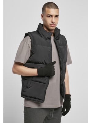 Мъжки елек в черен цвят Urban Classics Block Puffer 