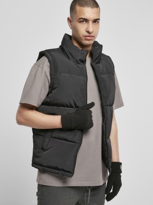 Мъжки елек в черен цвят Urban Classics Block Puffer 