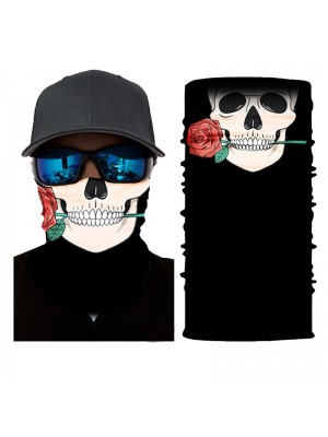Бандана шал бъф Skull N Rose HoodStyle Bandana