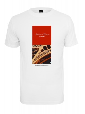 Мъжка тениска в бяло Мister Tee Never Been In Paris