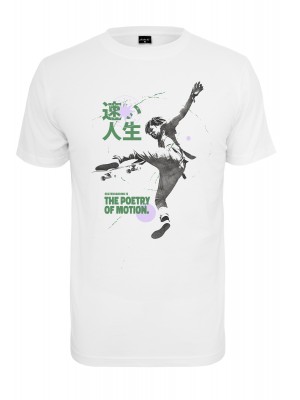 Мъжка тениска в бяло Мister Tee The Poetry Of Motion 