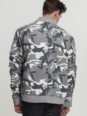Мъжко камуфлажно яке тип бомбър Urban Classics snow camo