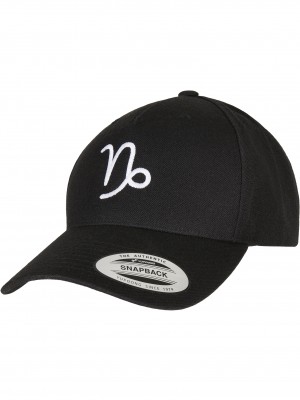 Шапка с козирка в черно Mister Tee Zodiac YP  Шапка с козирка в черно Mister Tee Zodiac YP