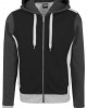 Мъжки суичър с цип в три цвята Urban Classics black/grey/charcoal, Urban Classics, Суичъри с цип - Complex.bg