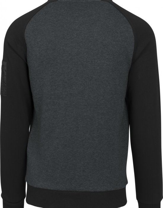 Мъжко двуцветно яке тип бомбър Urban Classics cha/blk, Urban Classics, Бомбъри - Complex.bg