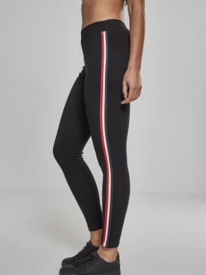 Дамски спортен клин Urban Classics black/firered/white/navy Дамски спортен клин Urban Classics black/firered/white/navy