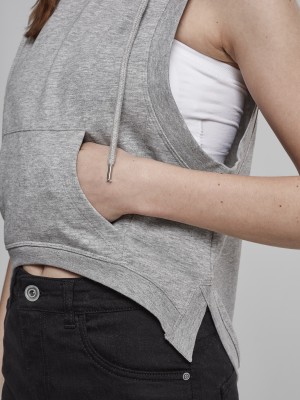 Дамски сив потник суичър Urban Classics