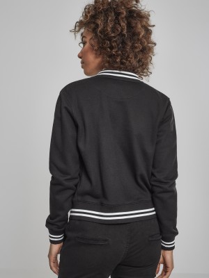 Дамско черно колежанско яке Urban Classics Дамско черно колежанско яке Urban Classics