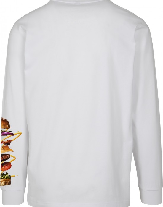 Мъжка блуза в бяло Mister Tee Burger Longsleeve, Mister Tee, Блузи - Complex.bg