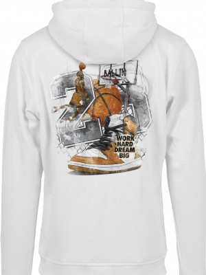 Мъжки суичър в бяло Мister Tee Vintage Ballin 