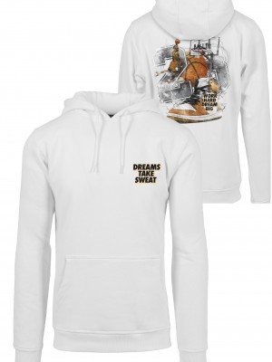 Мъжки суичър в бяло Мister Tee Vintage Ballin 