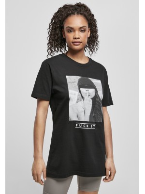 Дамска тениска в черно Mister Tee Fuck It 