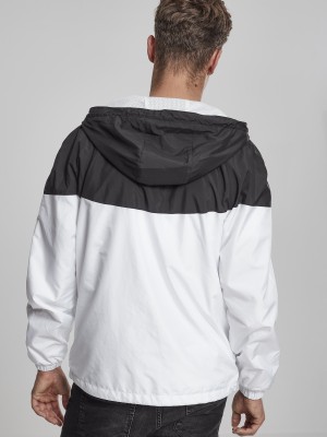 Мъжко спортно яке Urban Classics в черно и бяло