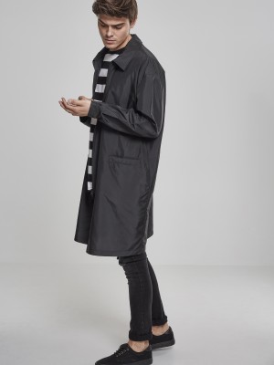 Мъжко дълго яке Urban Classics в черен цвят