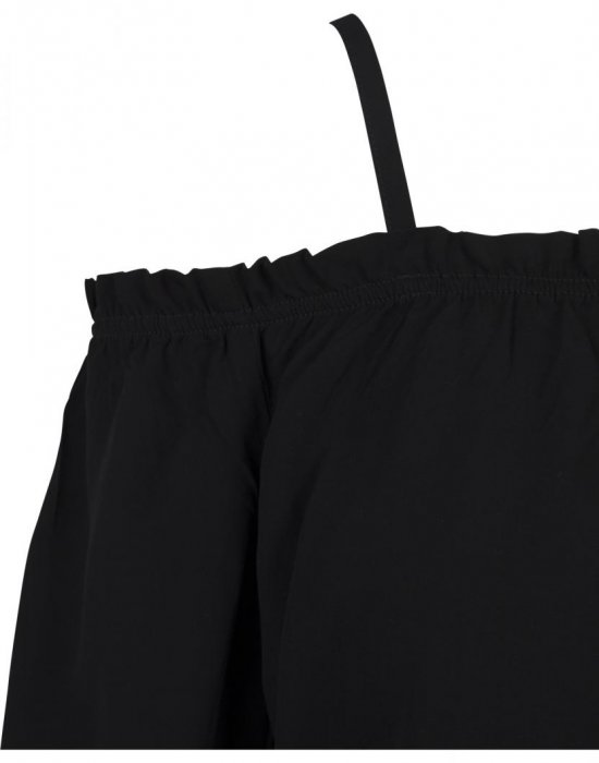 Дамска блуза с голи рамене Urban Classics в черен цвят, Urban Classics, Блузи - Complex.bg