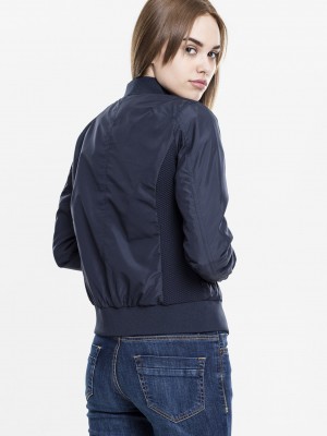 Дамско тънко яке тип бомбър в тъмносиньо Urban Classics Дамско тънко яке тип бомбър в тъмносиньо Urban Classics