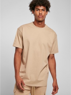 Мъжка изчистена тениска в бежово Urban Classics unionbeige 