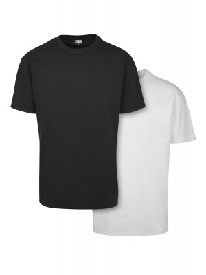 Комплект два броя тениски в черно и бяло Urban Classics
