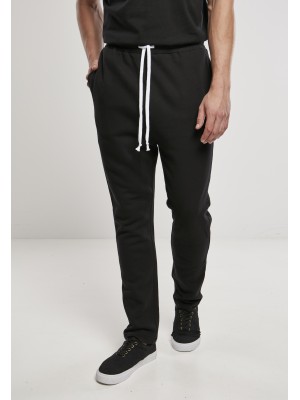 Мъжко черно долнище от органичен памук Urban Classics Low Crotch 