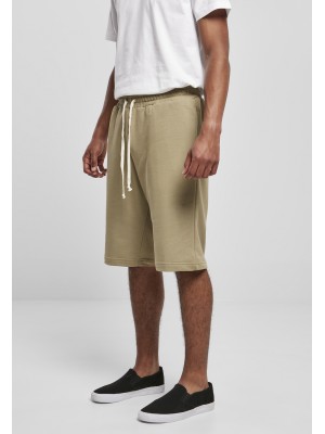 Мъжки къси панталони в каки цвят Urban Classics Low Crotch