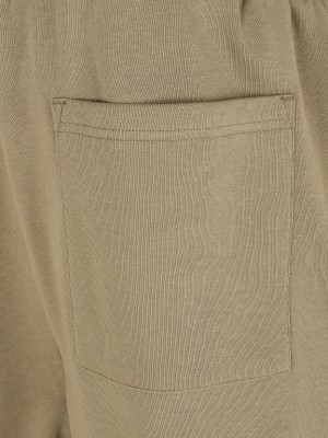 Мъжки къси панталони в каки цвят Urban Classics Low Crotch