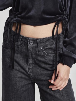 Дамски суичър Urban Classics в черен цвят