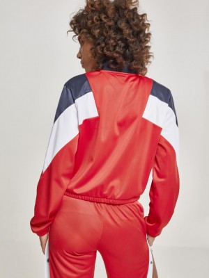 Дамско яке Urban Classics в три цвята firerednavywhite