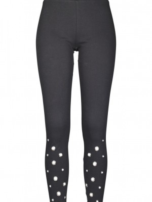 Дамски черен клин Urban Classics Eyelet Дамски черен клин Urban Classics Eyelet