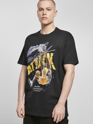 Мъжка тениска в черно Mister Tee Attack Player 