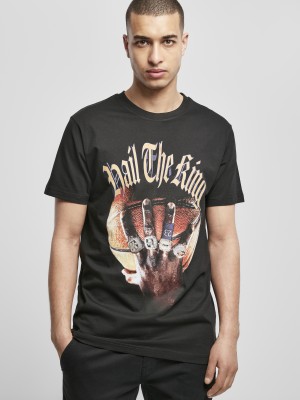 Мъжка тениска в черно Mister Tee Hail the King 
