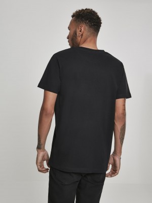 Мъжка тениска в черно Mister Tee Easy Sign 