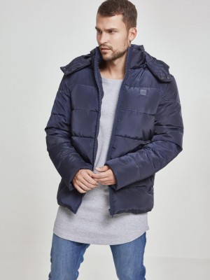 Мъжко зимно яке Urban Classics в син цвят