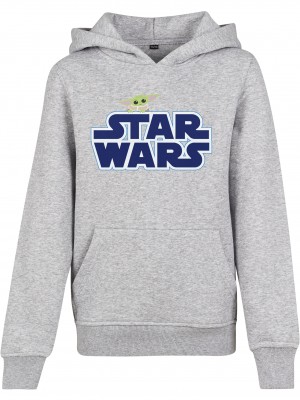 Детски суичър със син надпис Mister Tee Star Wars 