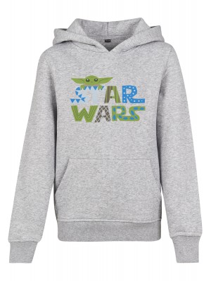 Детски суичър в сиво Mister Tee Star Wars Colorful