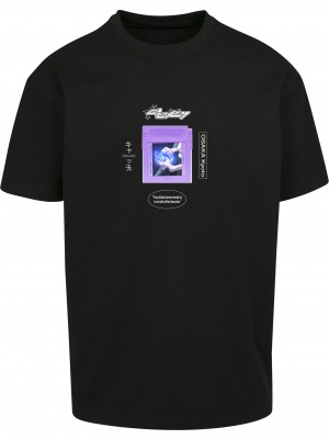 Мъжка тениска в черно Mister Tee Catch Em 2.0 