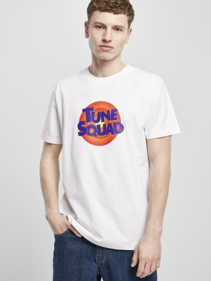 Мъжка тениска в бяло Mister Tee Space Jam Tune Squad Мъжка тениска в бяло Mister Tee Space Jam Tune Squad
