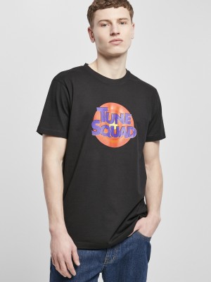 Мъжка тениска в черно Mister Tee Space Jam Tune Squad 