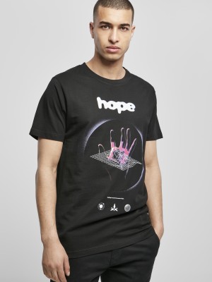 Мъжка тениска в черно Mister Tee Hope 