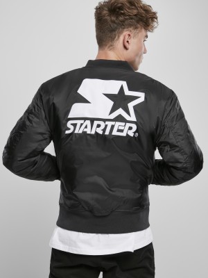 Мъжко яке, тип бомбър STARTER The Classic Logo в черен