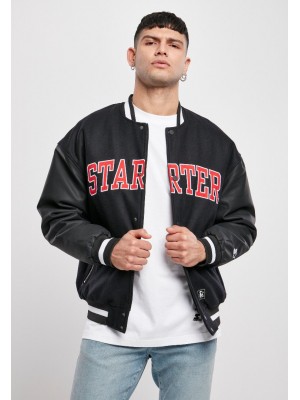 Мъжко колежанско яке STARTER черен цвят
