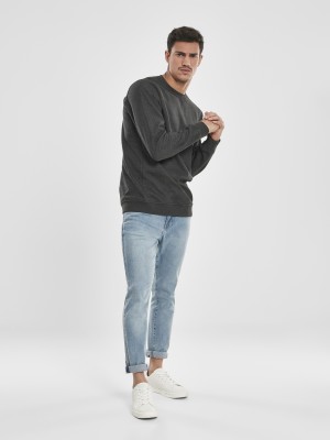 Мъжка блуза Urban Classics Basic в сив цвят