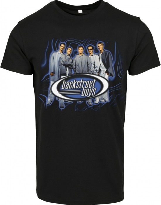 Мъжка тениска в черно Merchcode Backstreet Boys Throwback Oval, Mister Tee, Тениски - Complex.bg