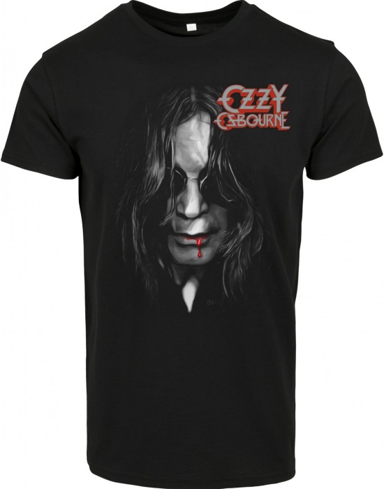 Мъжка тениска в черно Merchcode Ozzy Osbourne Face Of Madness, MERCHCODE, Тениски - Complex.bg