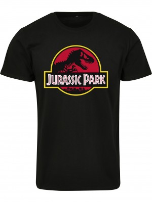Мъжка тениска в черно Merchcode Jurassic Park 