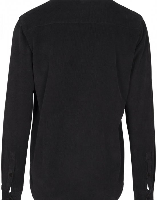 Мъжка риза Urban Classics Corduroy в черен цвят, Urban Classics, Ризи - Complex.bg