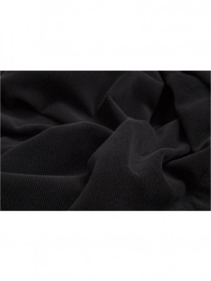 Мъжка риза Urban Classics Corduroy в черен цвят