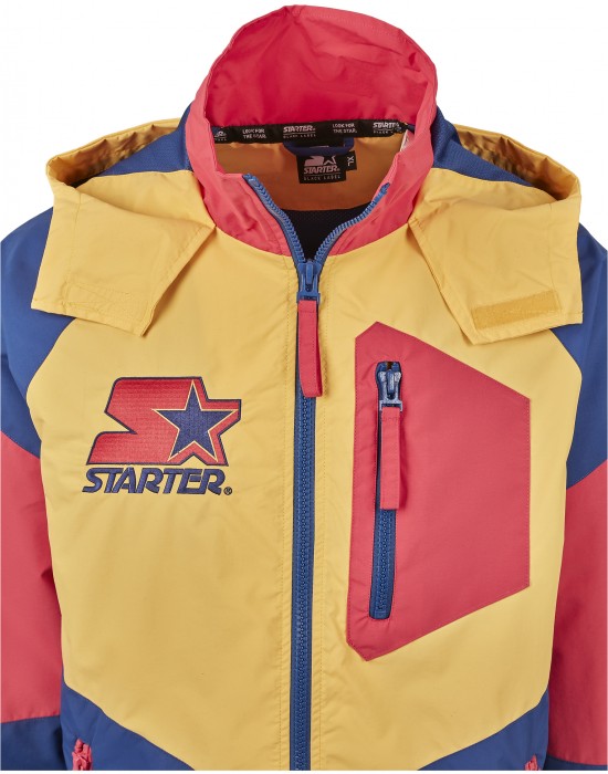 Мъжко яке STARTER Multicolored Logo в червен, син и жълт цвят, STARTER, Якета Пролет / Есен - Complex.bg