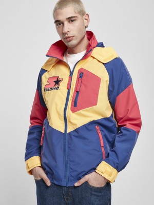 Мъжко яке STARTER Multicolored Logo в червен, син и жълт цвят